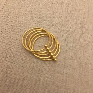 Stella & Dot Rhett Ring - Gold Size 8